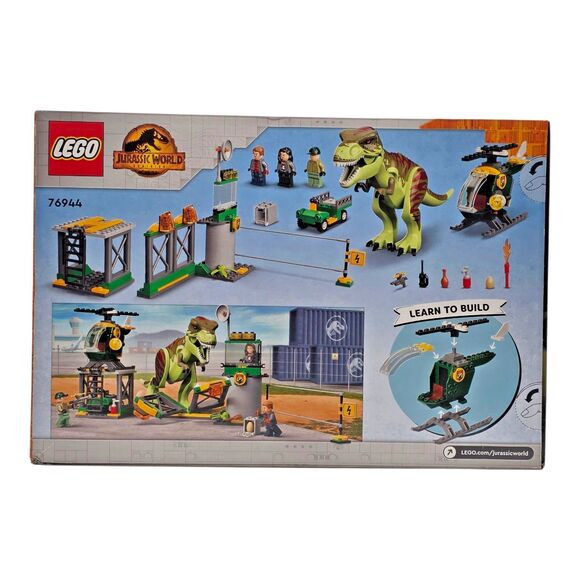 LEGO 76944 Jurassic World: T- Rex Dinosaur Breakout, Retired NEW SEALED - Picture 2 of 4